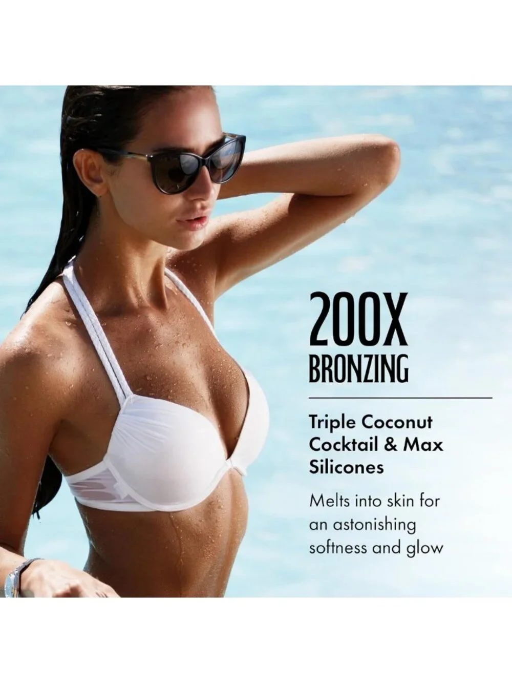 200X Dark Bronzer Tanning Lotion - Brown Sugar & Coconut Cream, 13.5 Fl Oz